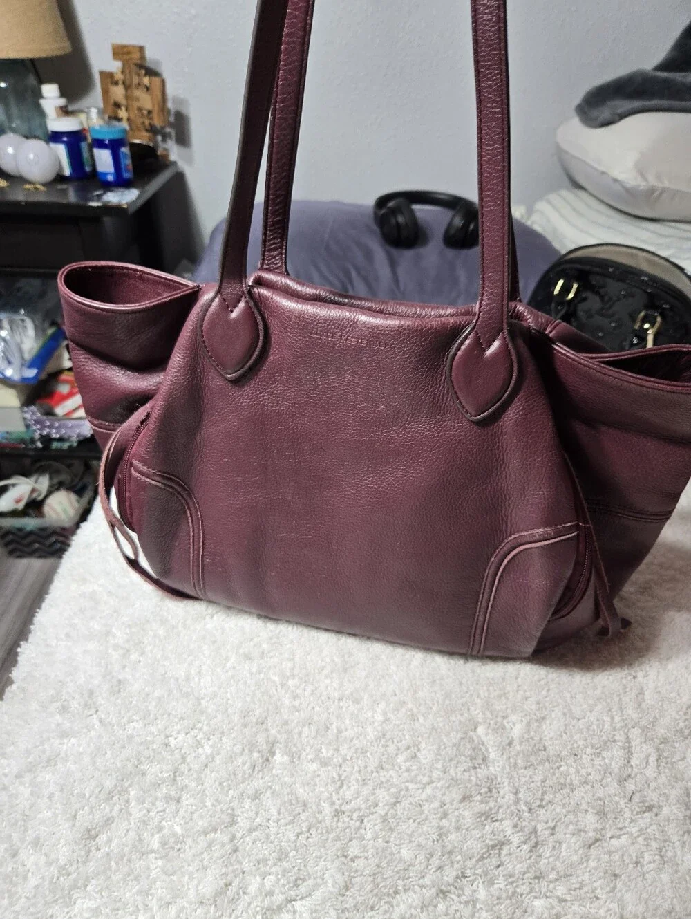 Aimee Kestenberg Chelsea Tote Purse Handbag Leather - Picture 3 of 11